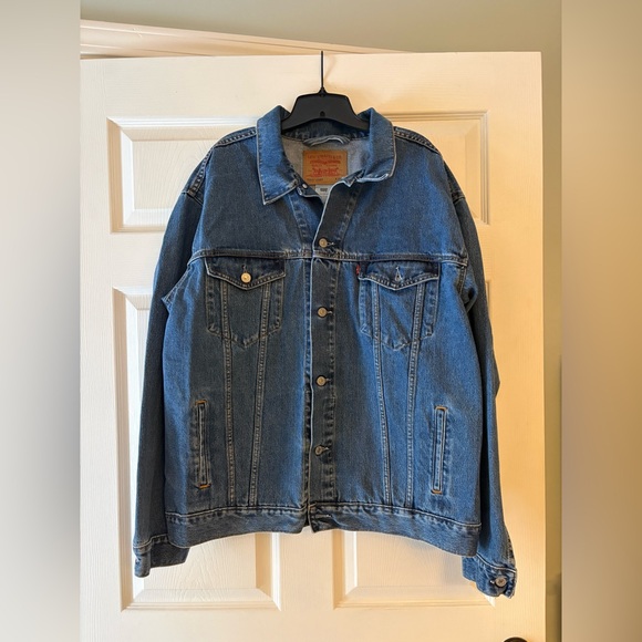 Levi's Other - Levi’s Vintage 90s Blue Denim Trucker Jacket Oversized | Size XXL Fits XL